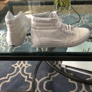 White high top vans